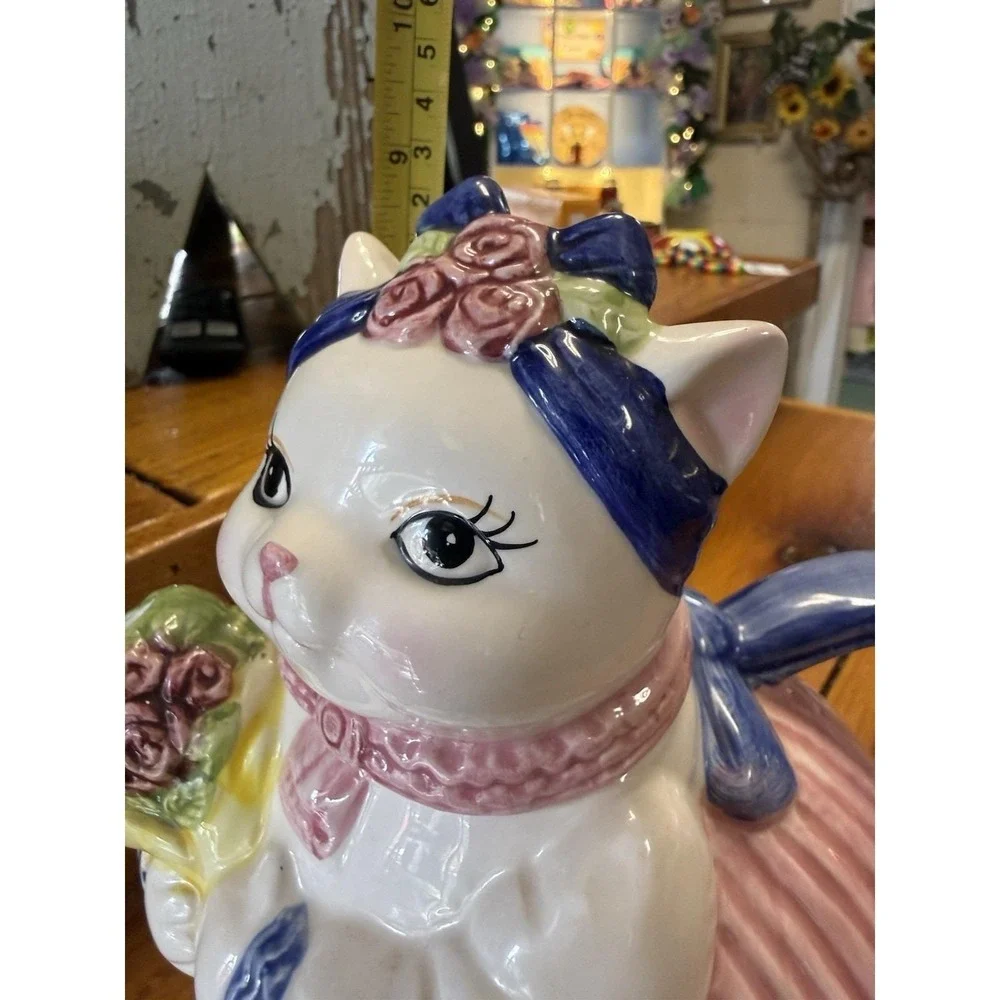 VTG The Cook's Bazaar Brand cat teapot Taiwan